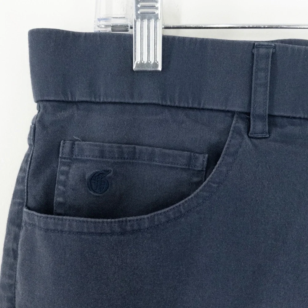 Greyson Amagansett 5 Pocket Pants Mens 33x32 Navy Blue Stretch Golf Casual